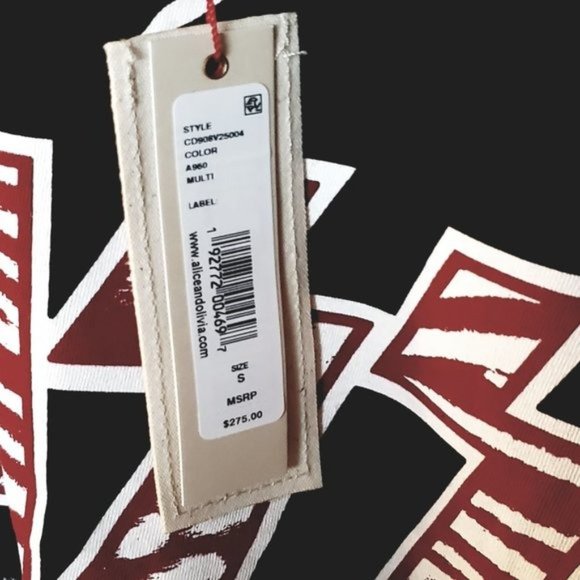 Alice + Olivia KISS Patchwork Concert Graphic Tee - Picture 12 of 13